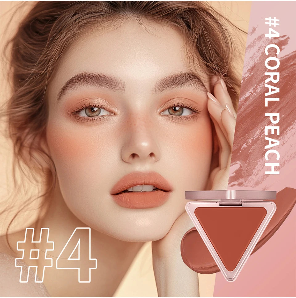 Matte Bronzer Powder for Long-Lasting Waterproof Face Contouring