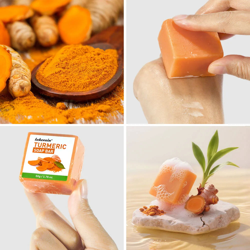 Brightening Turmeric Soap Bar for Face and Body