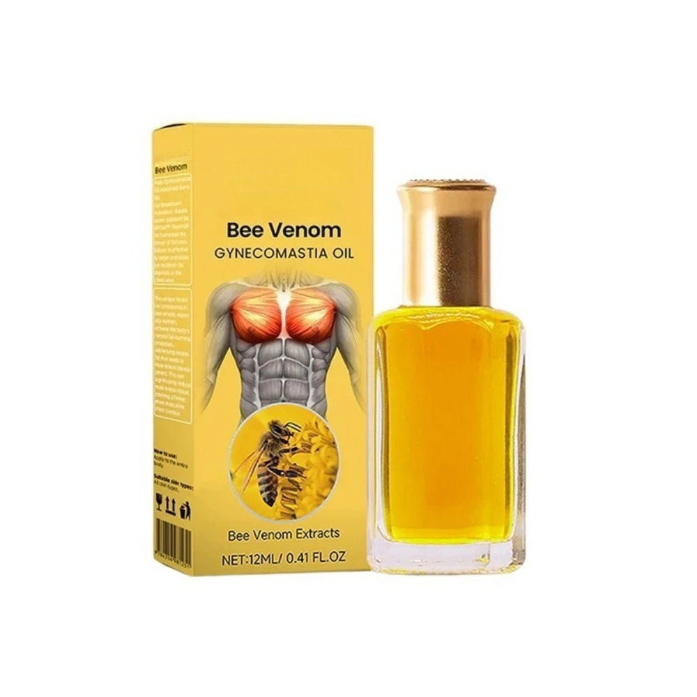 Men's Gynecomastia Chest Tightening & Firming Massage Oil - 2