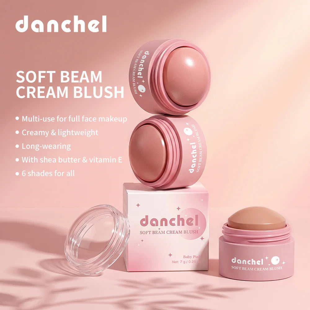 Multi-Use Soft Cream Blush for Cheeks, Lips, and Eyes