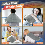 Adjustable Electric Heating Pad for Back and Body Pain Relief