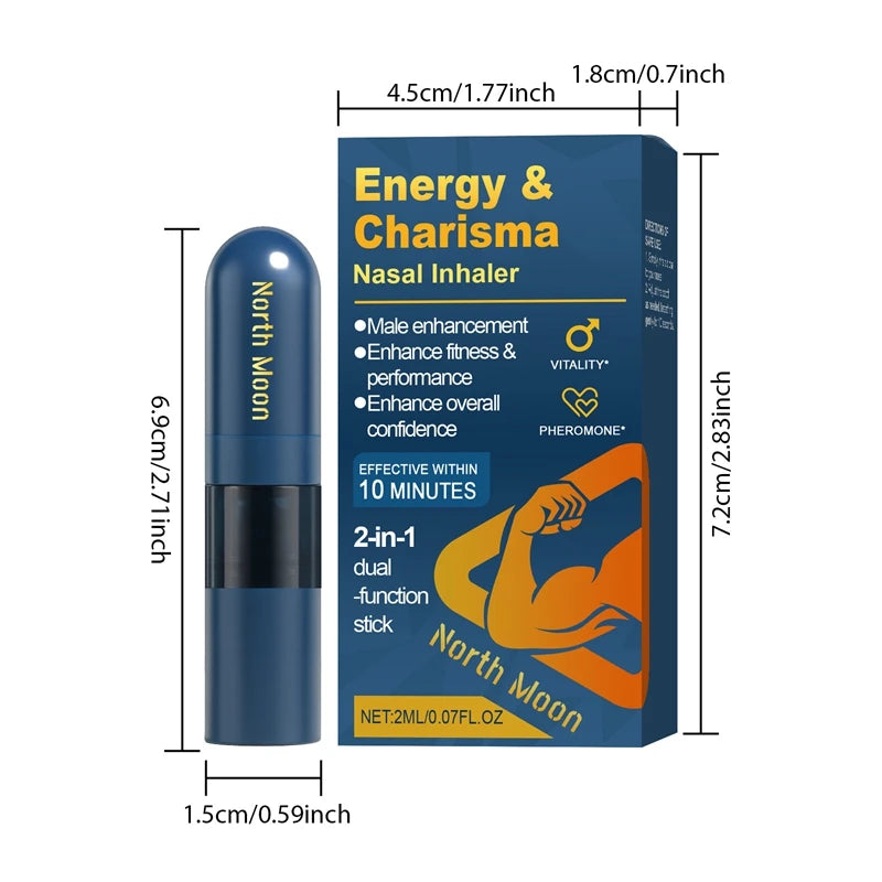 Men's Energy and Performance Boosting Nasal Inhaler