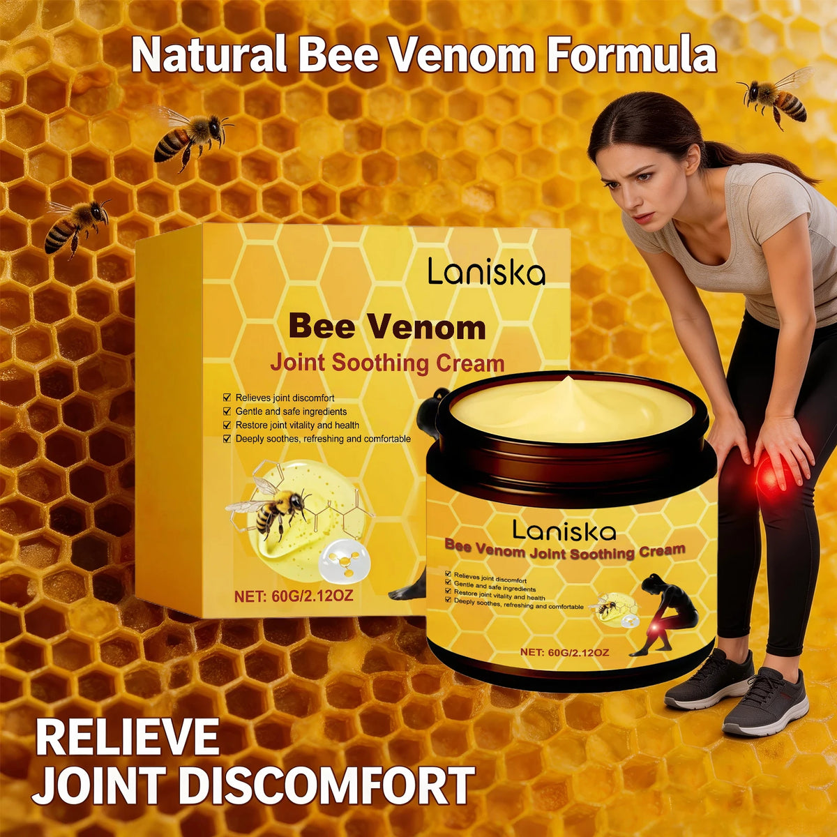 Bee Venom Joint and Muscle Soothing Cream