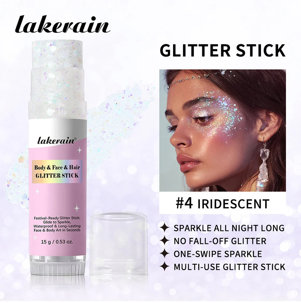 Waterproof Glitter Shimmer Stick for Face and Body - 7