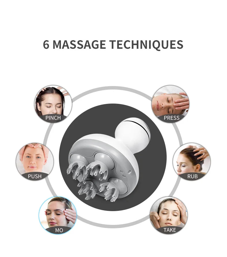 Electric Cordless Scalp and Body Massager - 11