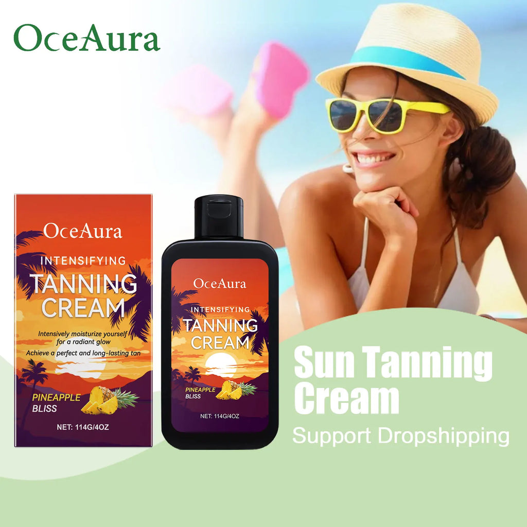 Intensifying Tanning Accelerator Cream for Sunbeds and Outdoor Use
