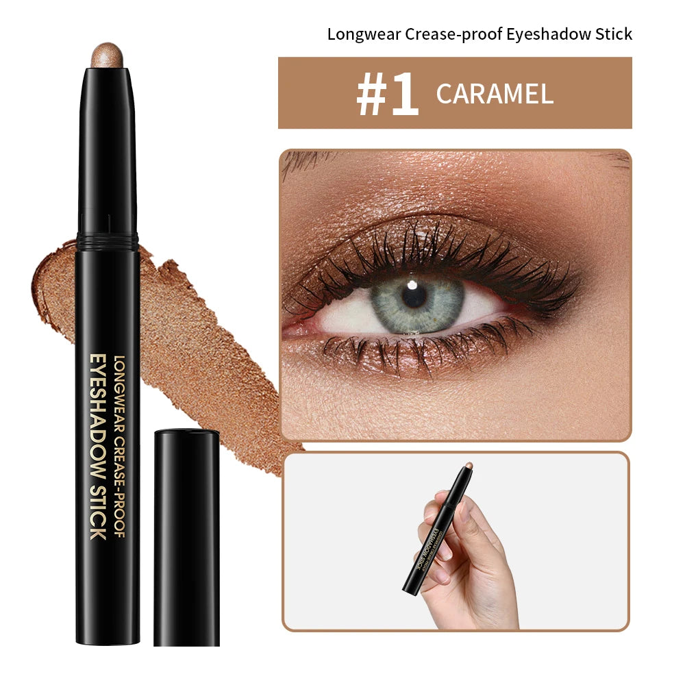 Waterproof Shimmer Pearlescent Eyeliner and Eye Brightener Pencil