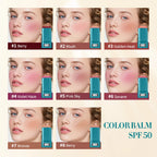 SPF 50 Tinted Sunscreen Blush Stick for Glowing Cheeks