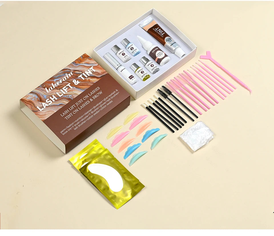 Professional Eyelash Lifting and Eyebrow Tinting Kit