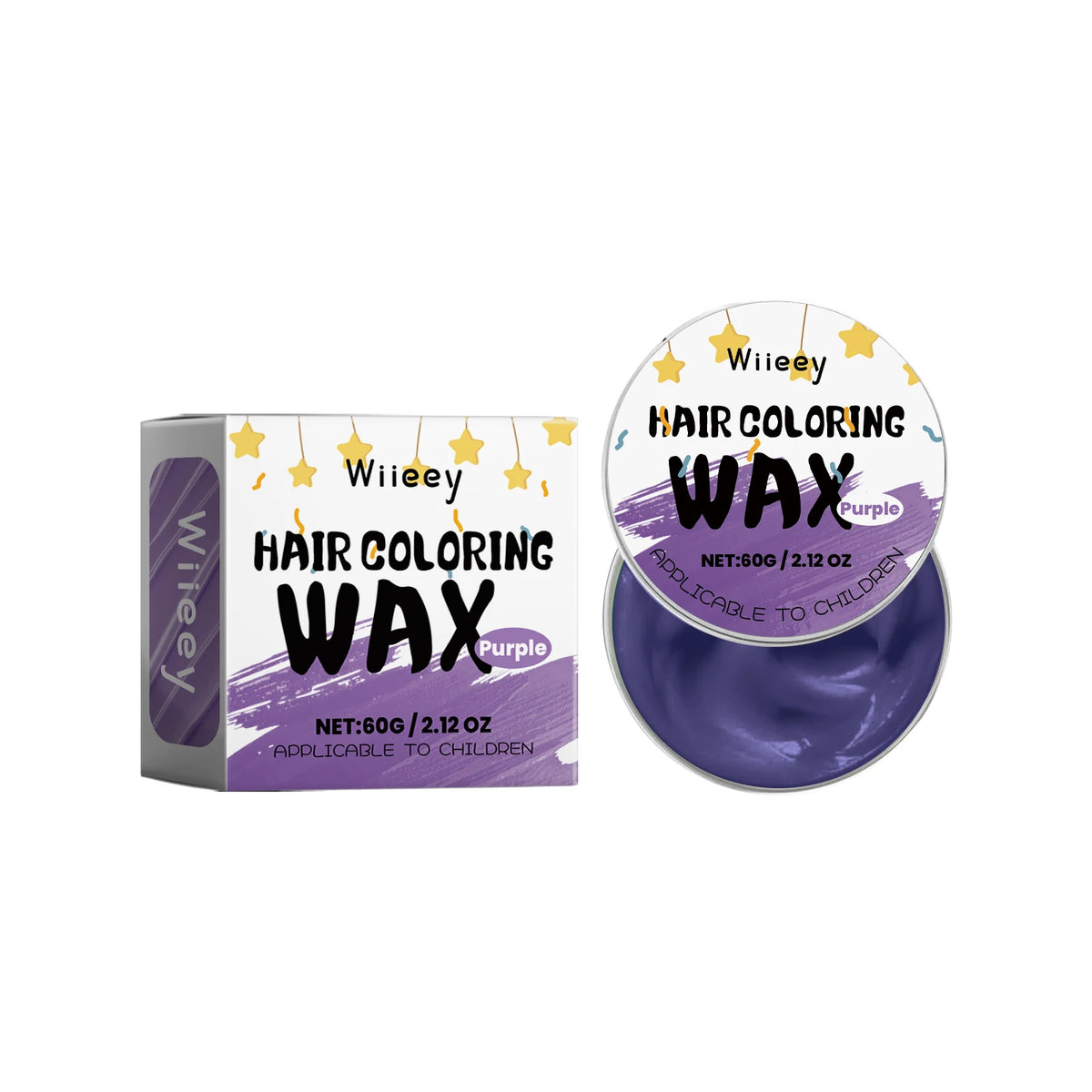 Temporary Washable Hair Color Wax for Kids and Parties
