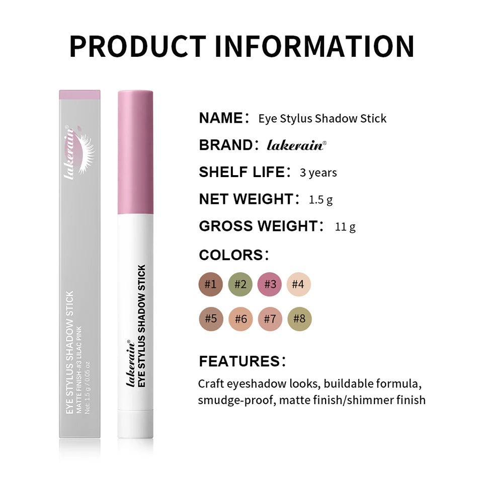 Waterproof Shimmer and Matte Eyeshadow Pencil
