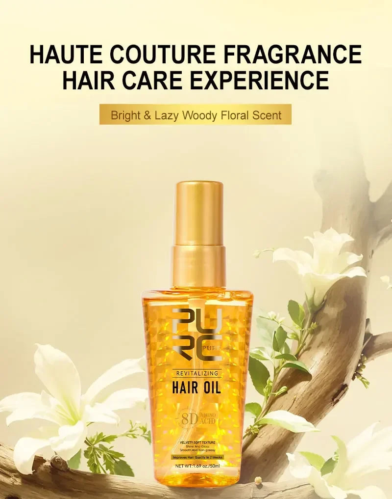 Amino Acid Revitalizing Hair Oil for Frizz Control and Shine
