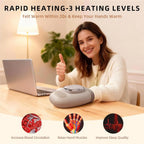 Rechargeable Hand and Wrist Massager with Heat and Air Compression