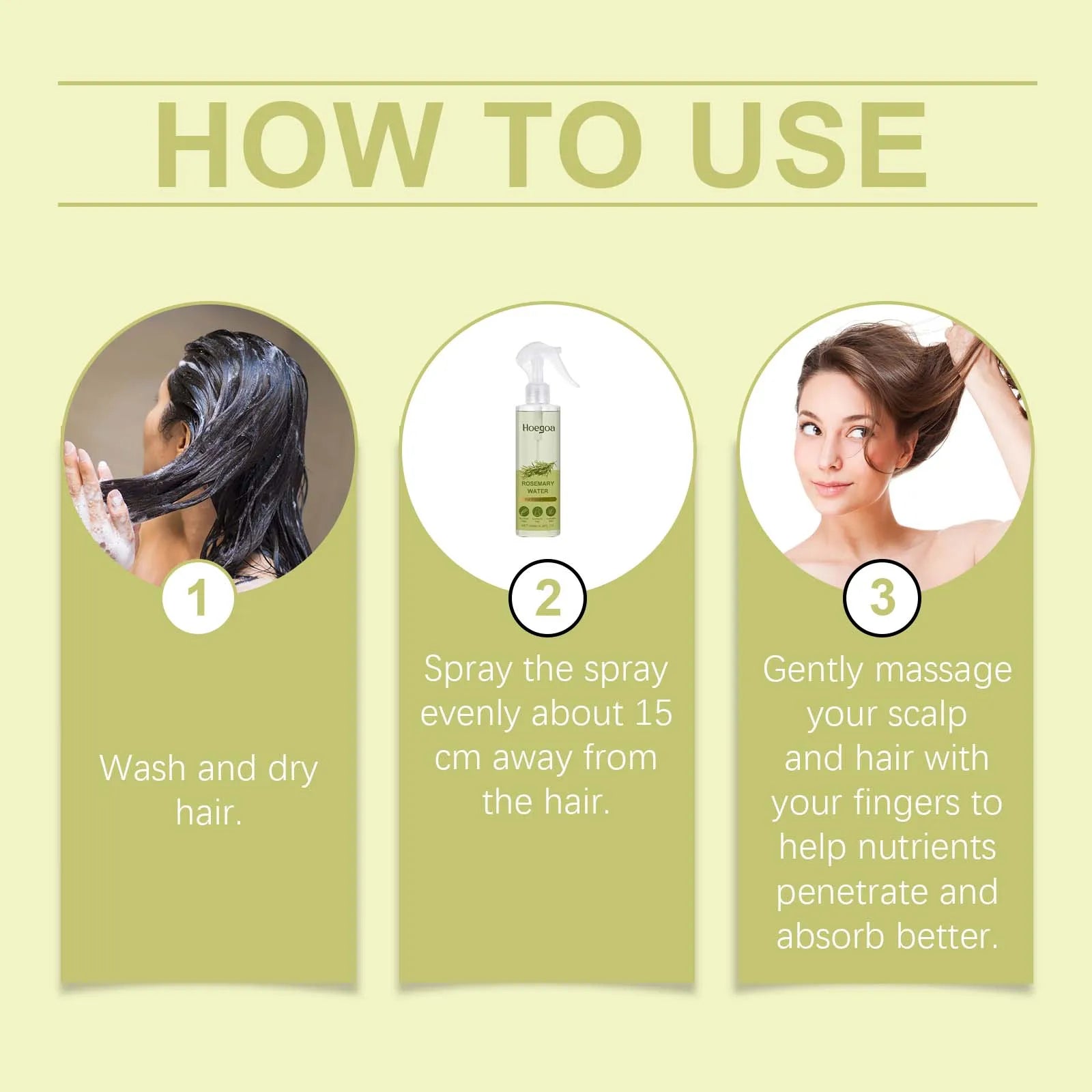 Rosemary Strengthening Hair Care Spray for Frizz and Oil Control - 12