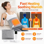 Electric Heated Waist Belt with 9 Heat Levels and Timer