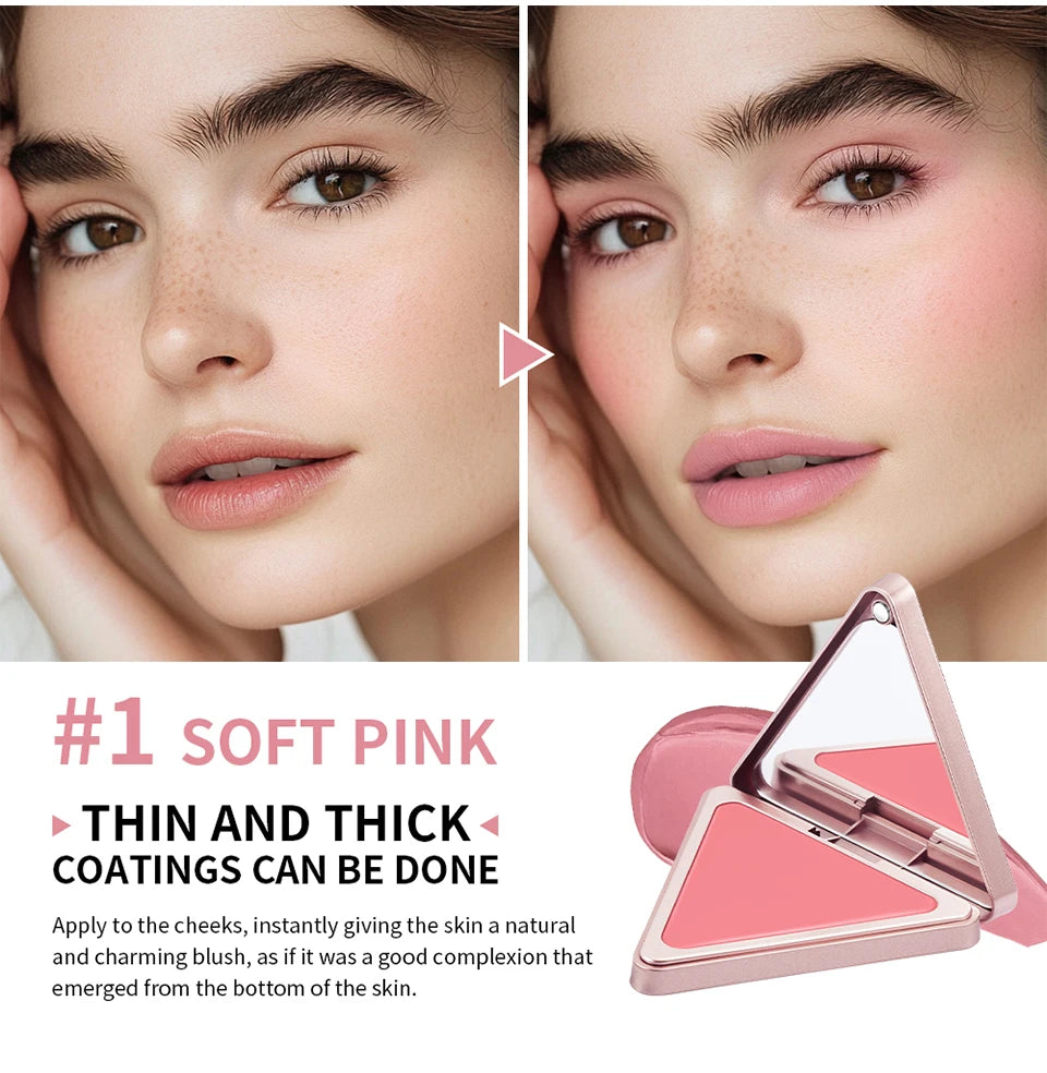 Matte Satin Long-Lasting Cream Blush