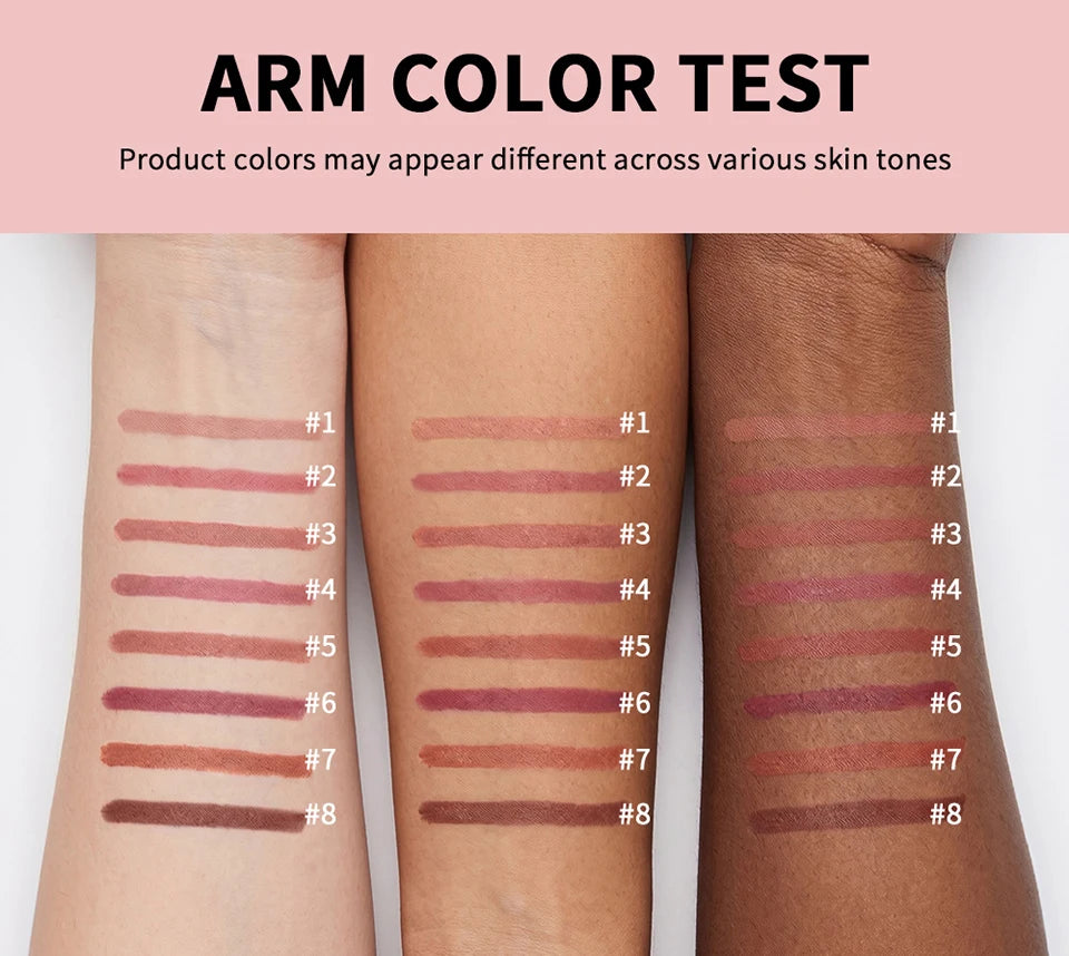 Water-Resistant Matte Lip Contour Pencil