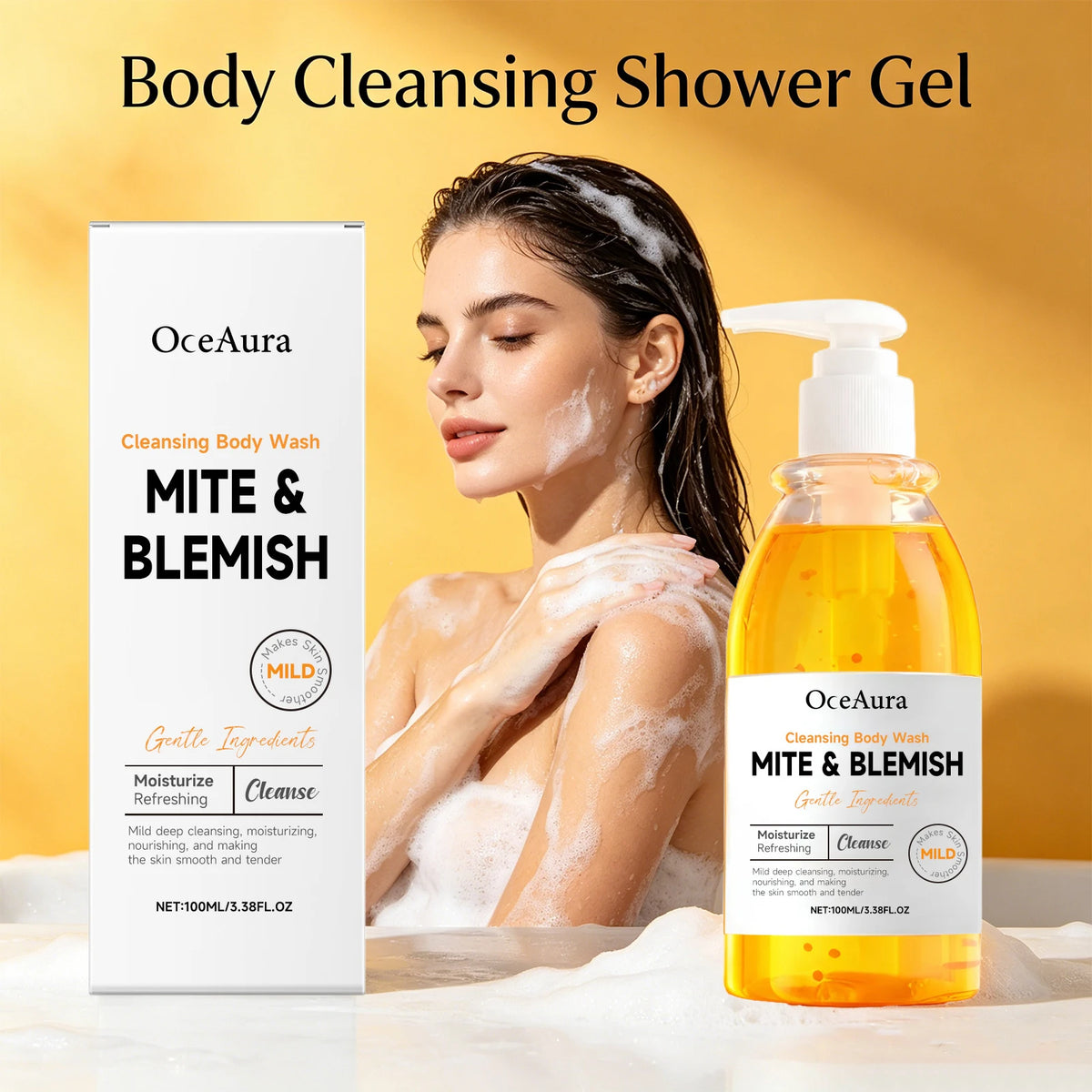 Anti-Mite and Acne Control Cleansing Body Wash