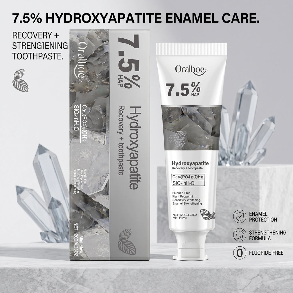 7.5% Hydroxyapatite Enamel Repair & Whitening Toothpaste