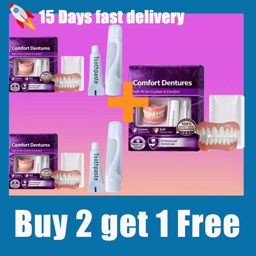 Moldable Silicone Cosmetic Dentures for Instant Smile Correction