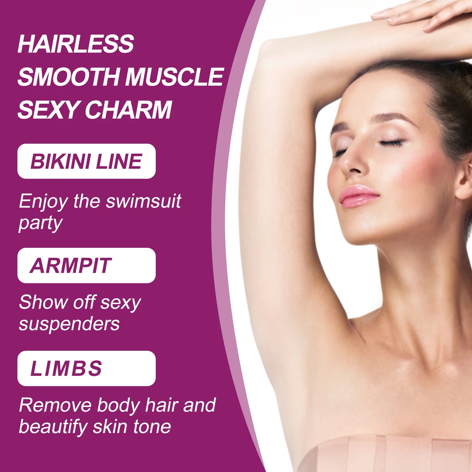 Gentle Painless Hair Removal Spray Mousse - 9