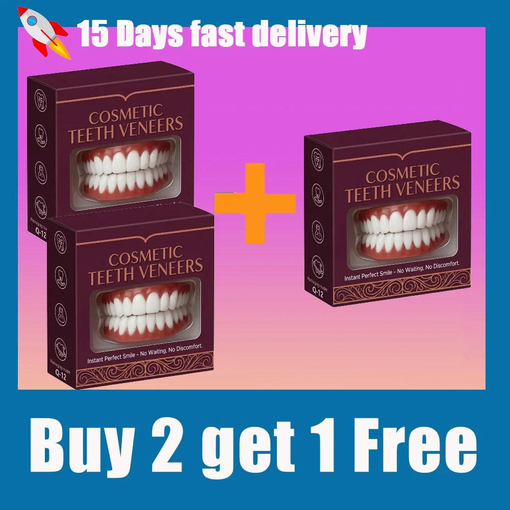Realistic Cosmetic Silicone Dentures for an Instant Perfect Smile
