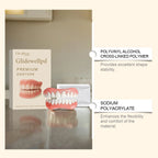 Temporary Silicone Cosmetic Dentures for Missing Teeth