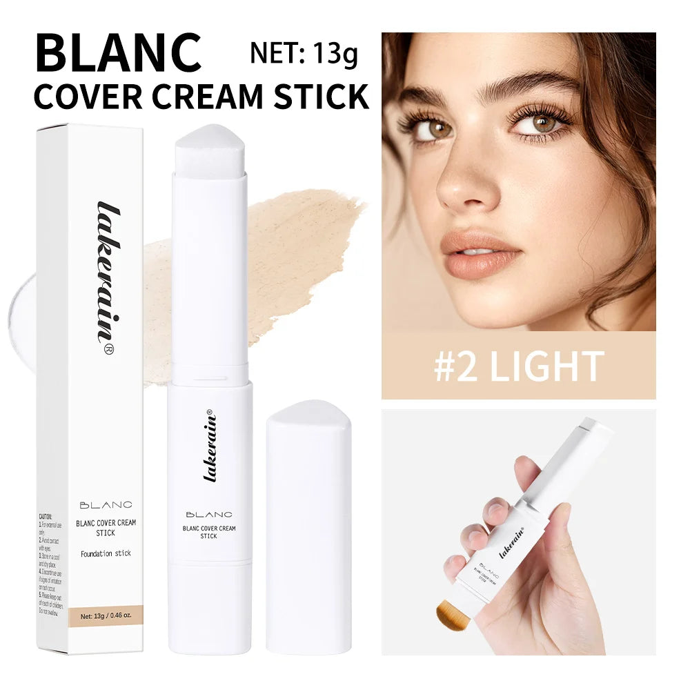 Color-Changing Foundation Stick with Detachable Blending Brush