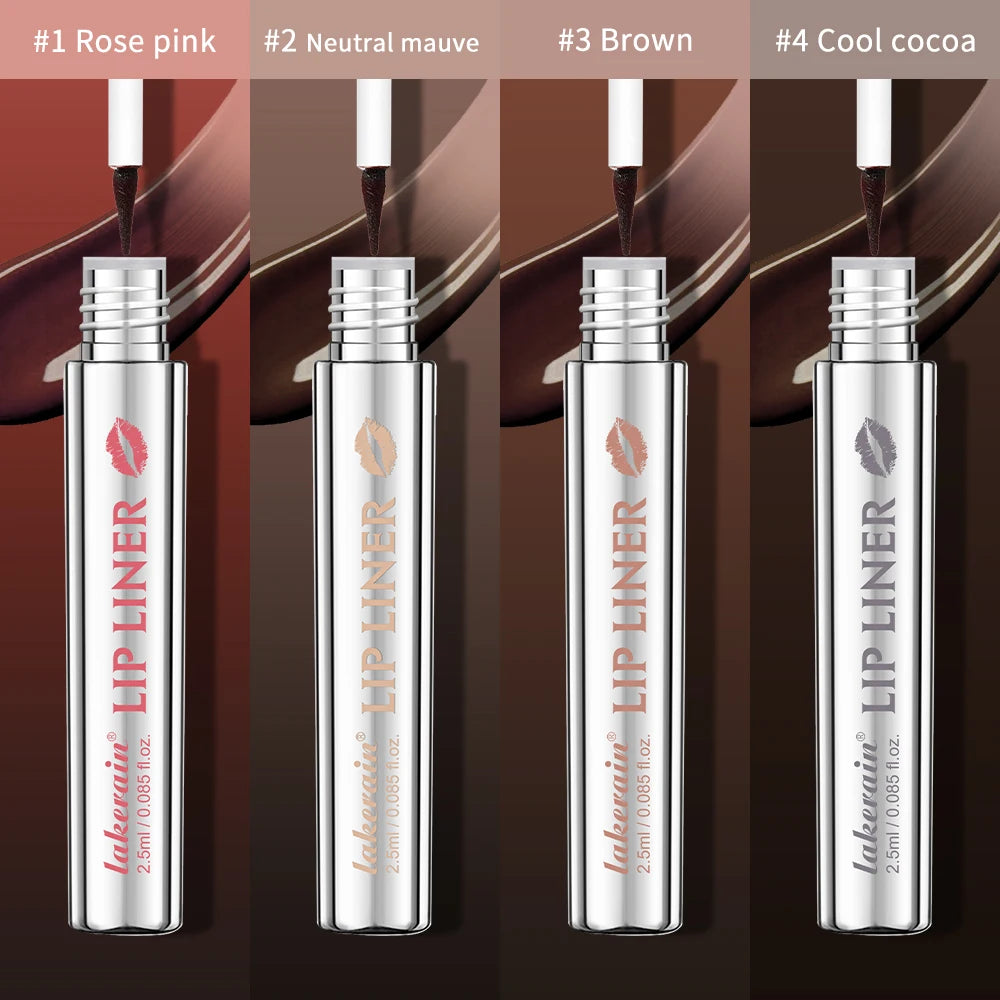 Peel-Off Tattoo Lip Liner for Long-Lasting Waterproof Color