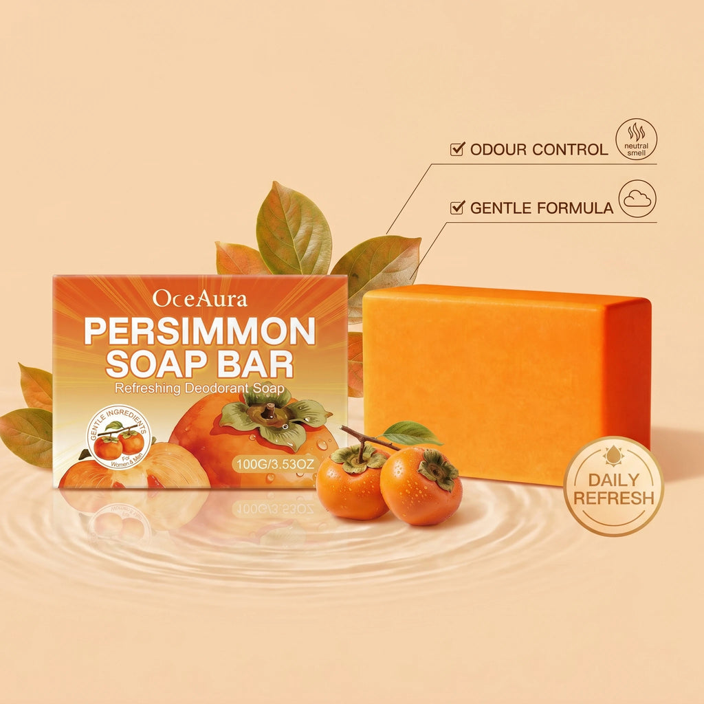 Natural Persimmon Extract Deodorizing Body Soap Bar