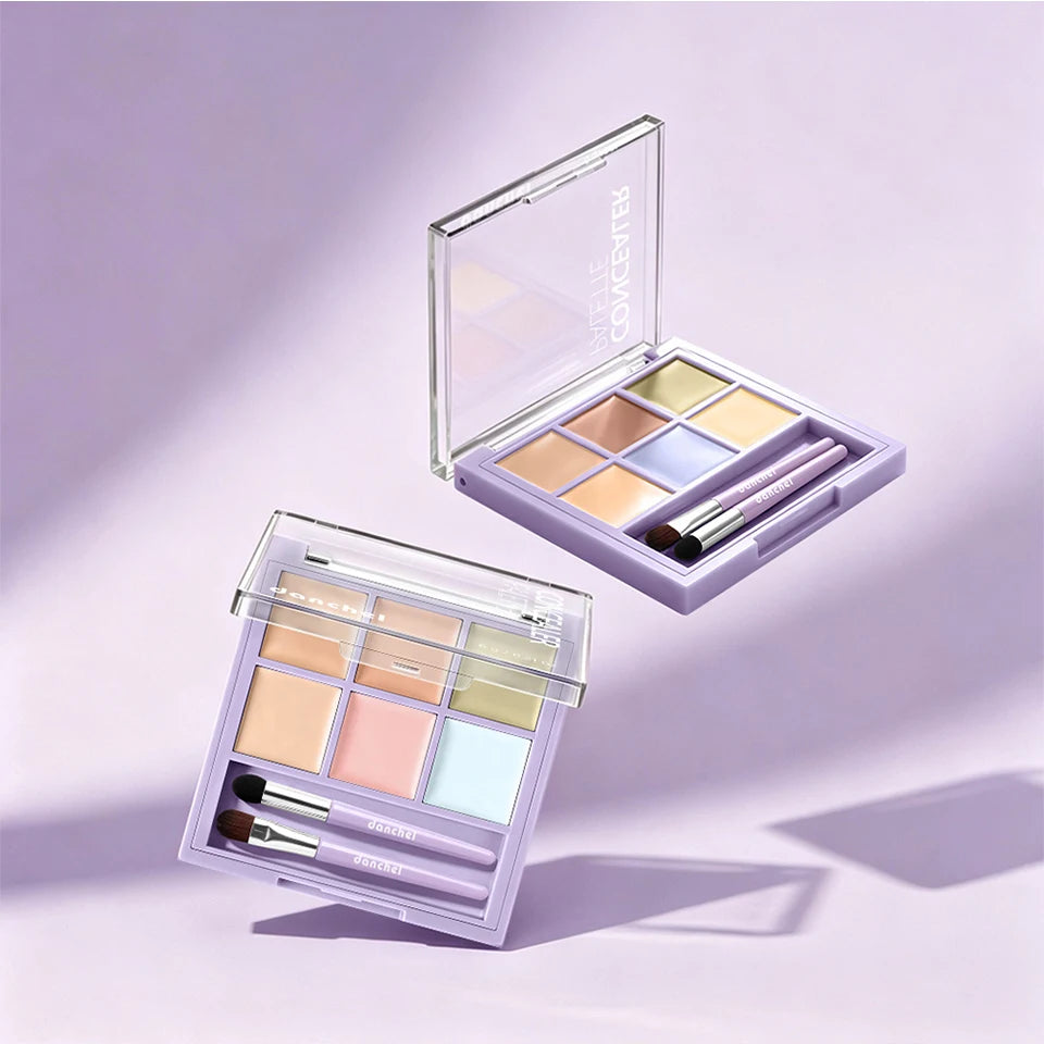 Multi-Shade Face Concealer and Color Correction Palette - 18