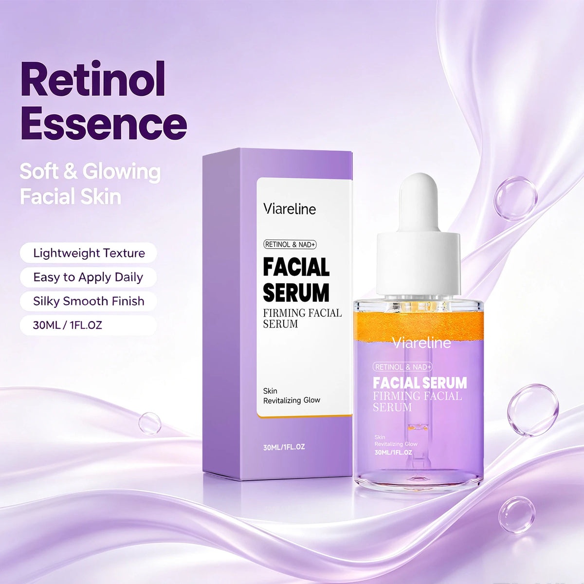 Anti-Aging Retinol and NAD+ Firming Facial Serum