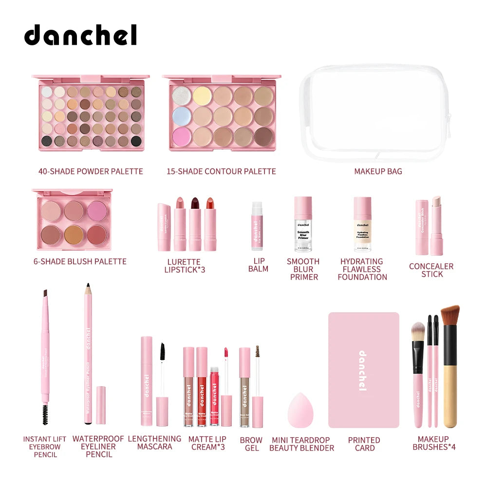 All-in-One Full Face Makeup Cosmetic Kit for Beginners - 9