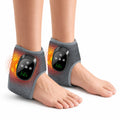 Cordless Heated Ankle Massager with Vibration Therapy