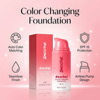 Color-Changing Liquid Foundation with SPF 15