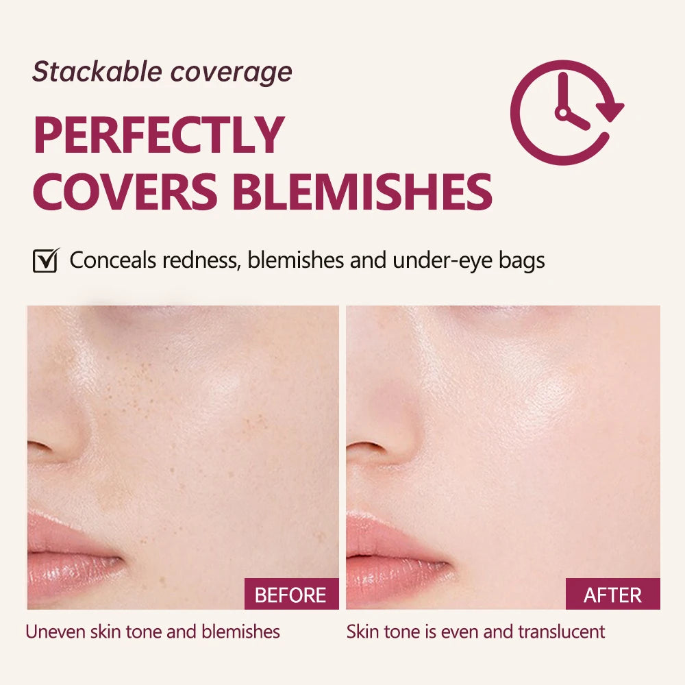 Semi-Matte Long-Lasting CC Cream Cushion Foundation