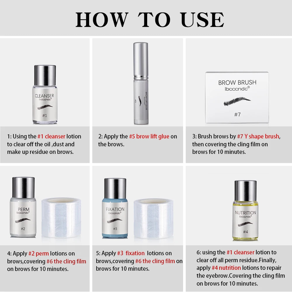 Professional DIY Eyebrow Lamination Perming Kit - 6