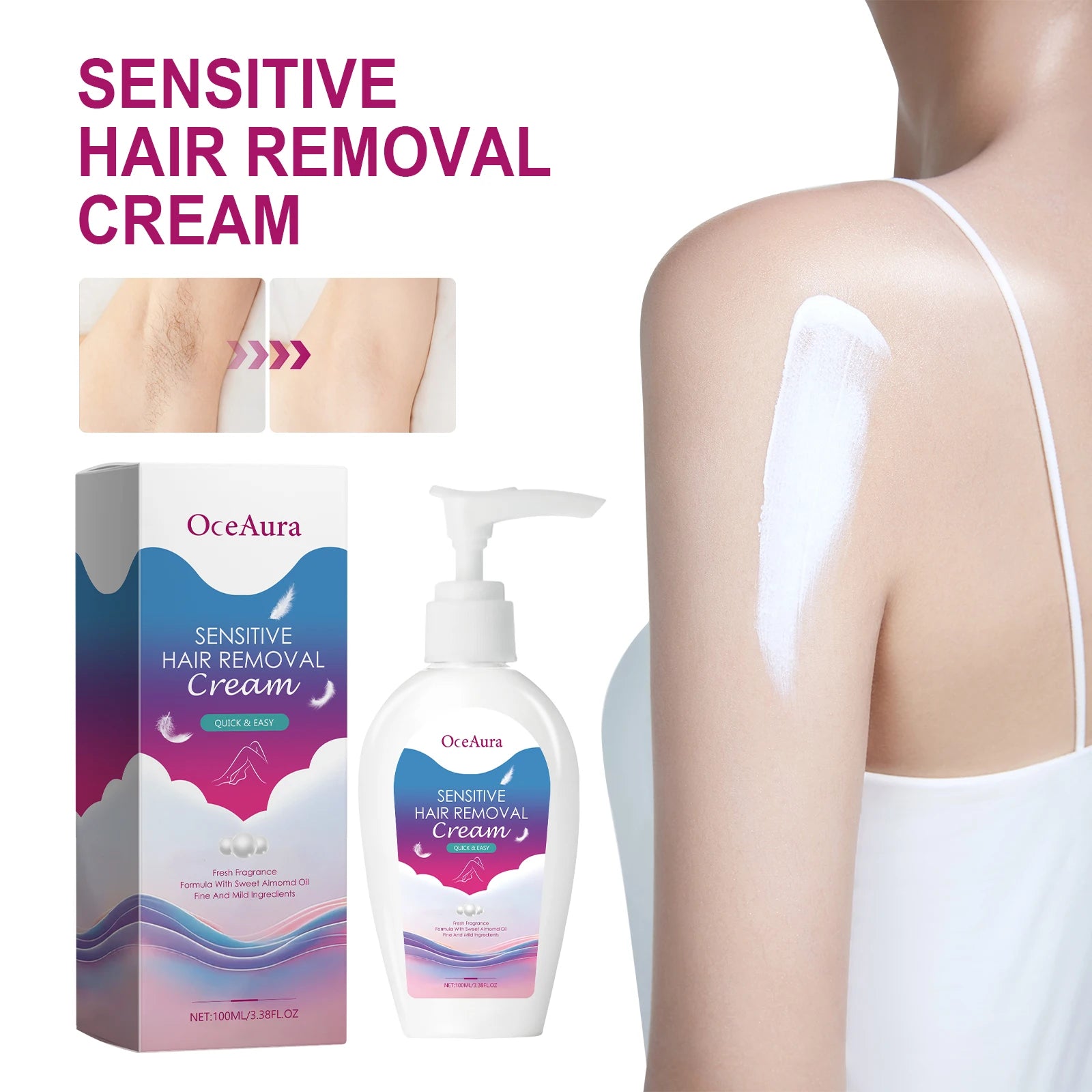 Painless Gentle Hair Removal Cream for Men and Women - 7