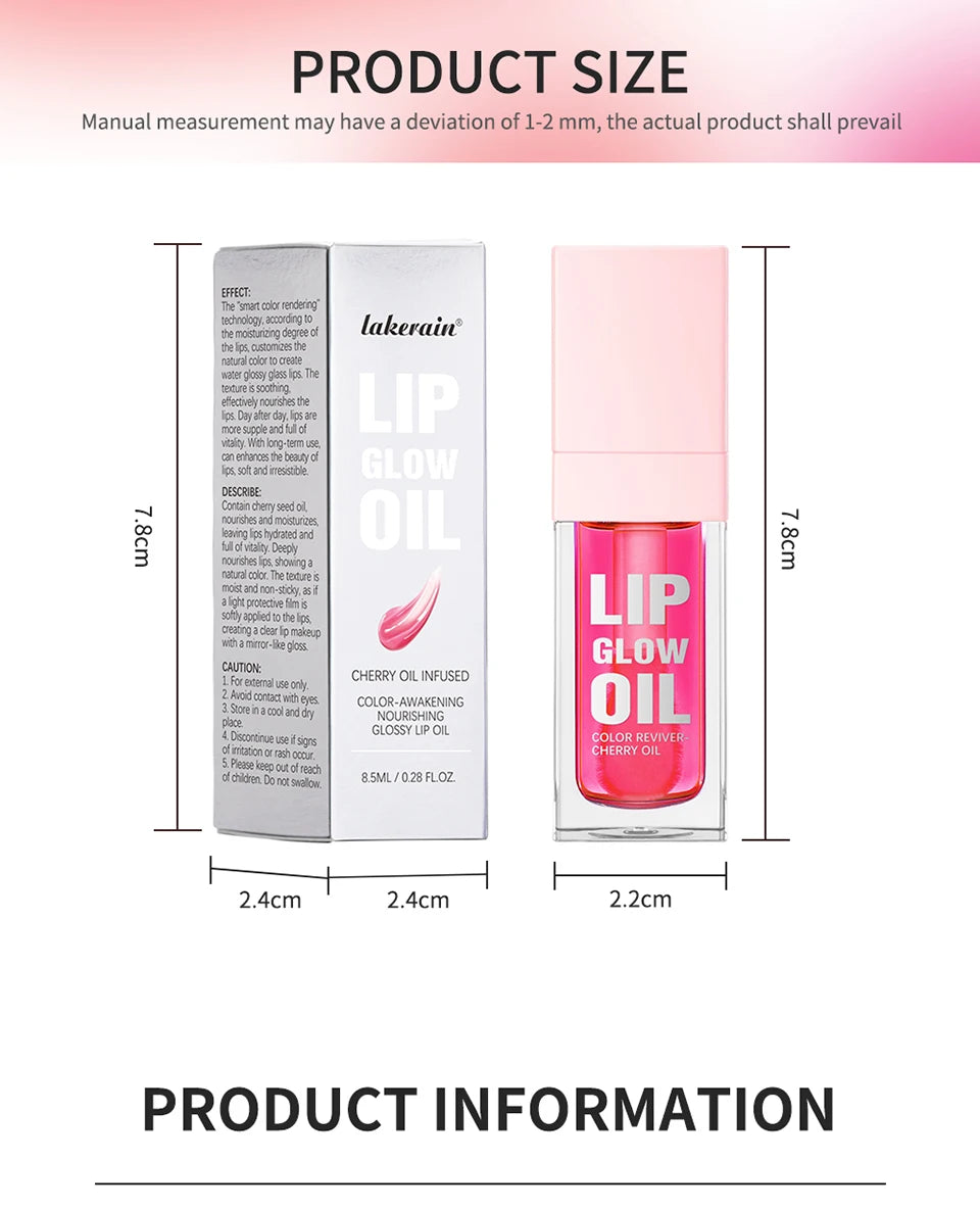 Hydrating Mirror-Finish Lip Glow Oil for Nourished, Shiny Lips - 15