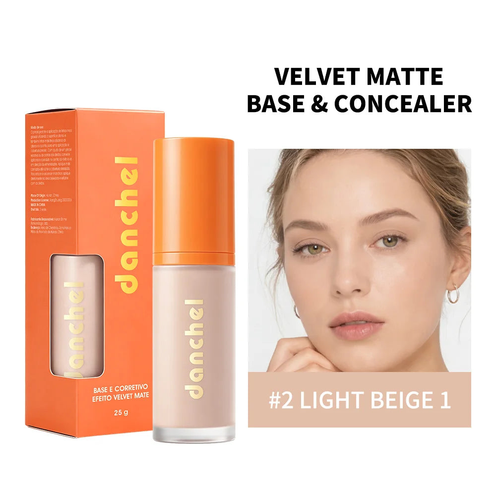 2-in-1 Velvet Matte Liquid Foundation and Concealer