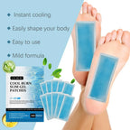 Cooling Body Slimming Gel Patches - 10 Pack