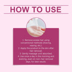 Painless Body Hair Removal Cream and Nourishing Aftercare Oil