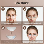 Red Light Microcurrent Under-Eye Massager for Dark Circles