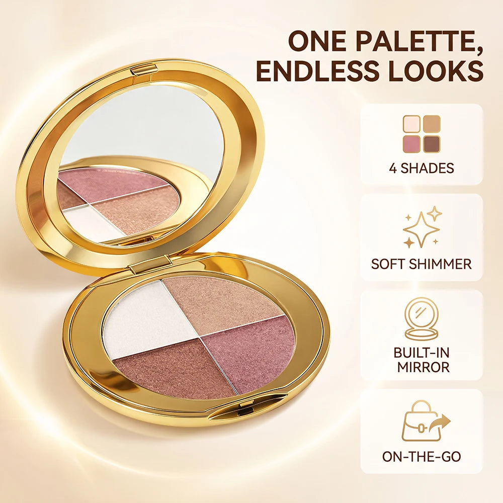4-in-1 Highlighting and Contouring Face Palette - 2