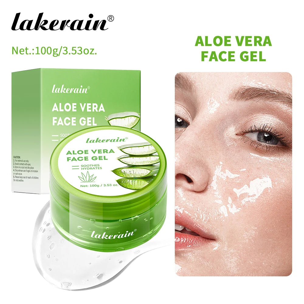 Soothing Aloe Vera Moisturizing Gel for Face and Skin
