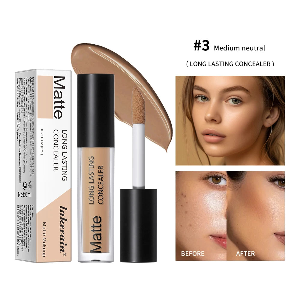 Full Coverage Long-Lasting Matte Liquid Concealer - 20