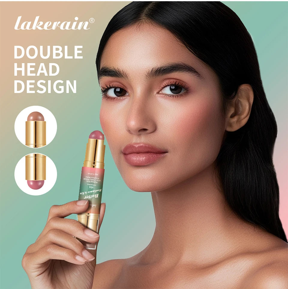 2-in-1 Dual Ended Bronzer and Blush Makeup Stick