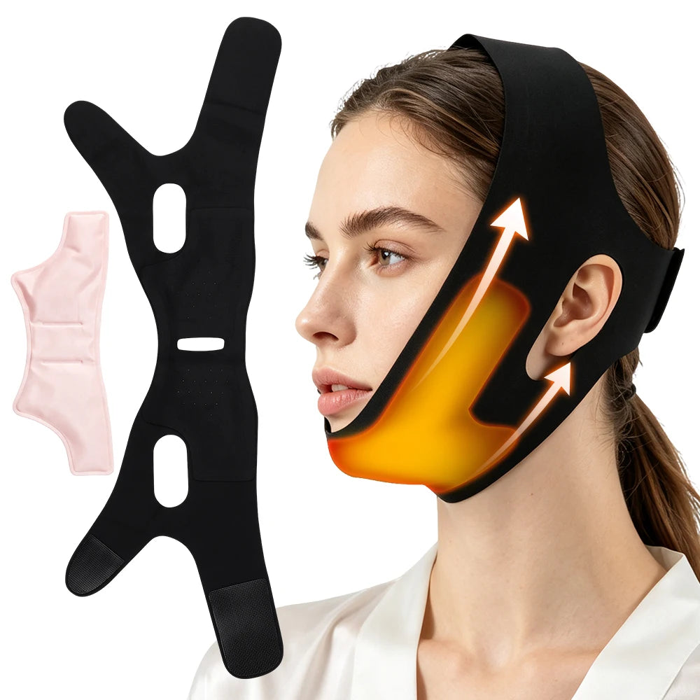 Adjustable Hot and Cold V-Line Face Lifting and Recovery Bandage