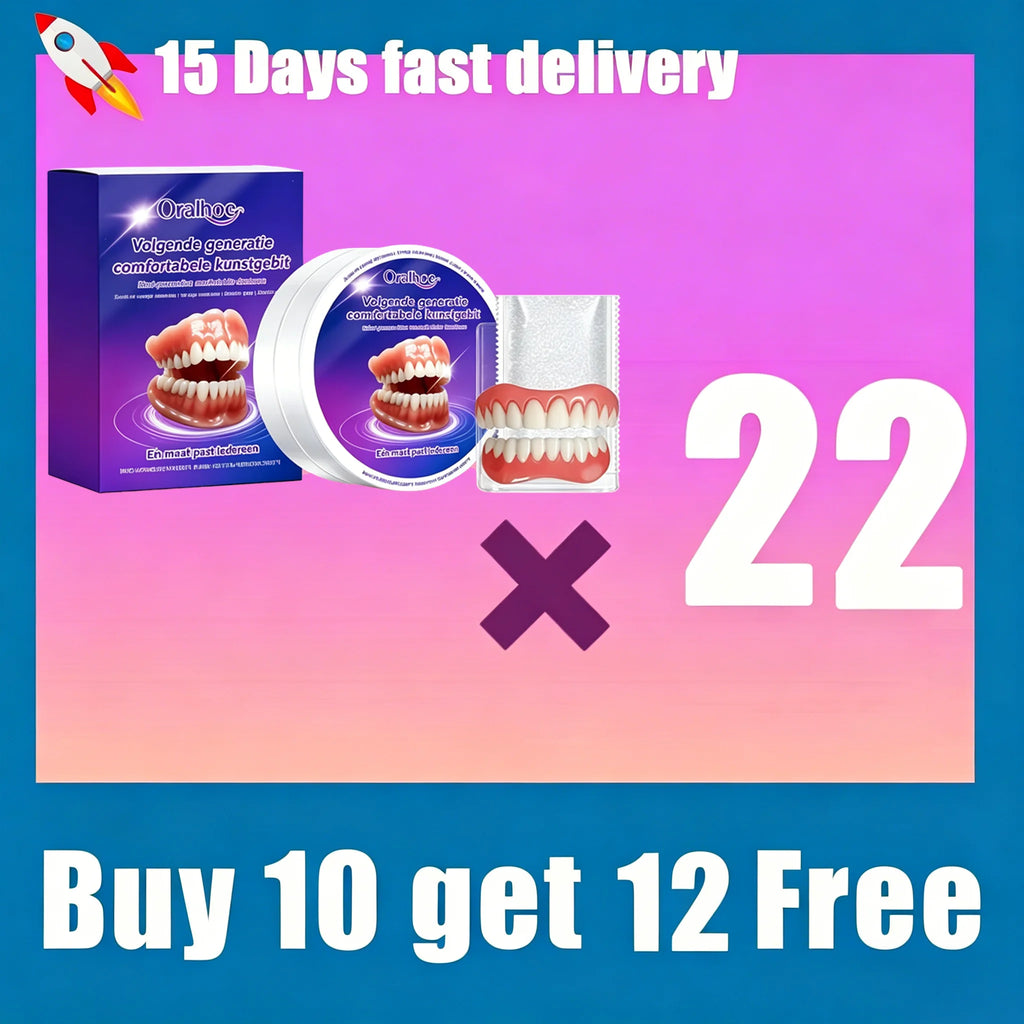 Instant Snap-On Silicone Denture Smile Kit