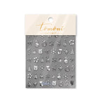 3D Christmas Cartoon Nail Art Sticker Decals